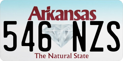 AR license plate 546NZS
