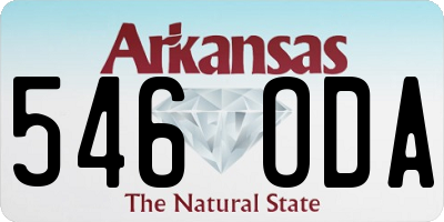 AR license plate 546ODA