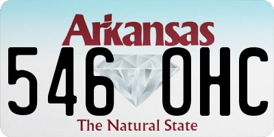 AR license plate 546OHC