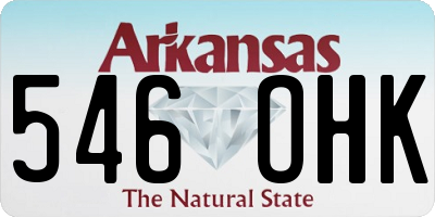 AR license plate 546OHK