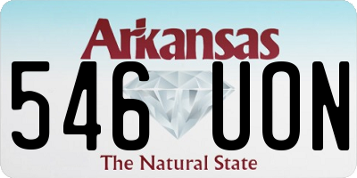 AR license plate 546UON