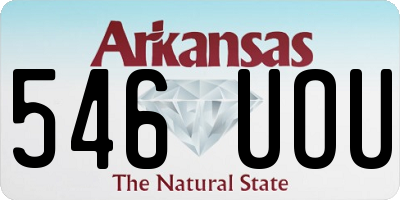 AR license plate 546UOU