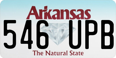 AR license plate 546UPB