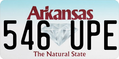AR license plate 546UPE