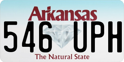 AR license plate 546UPH