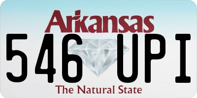 AR license plate 546UPI