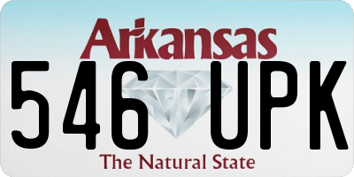 AR license plate 546UPK