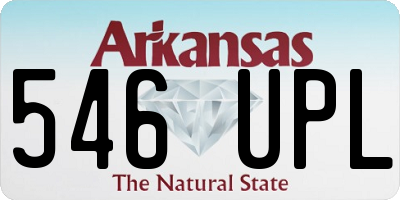 AR license plate 546UPL