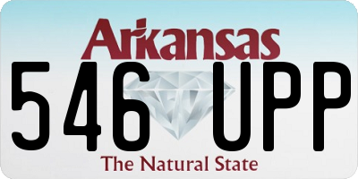 AR license plate 546UPP