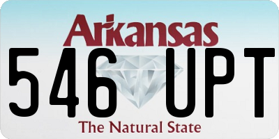 AR license plate 546UPT