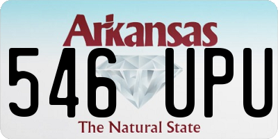 AR license plate 546UPU