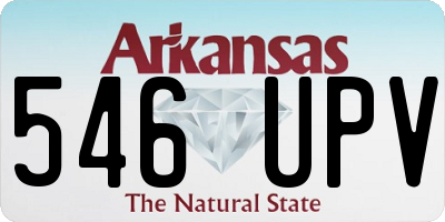 AR license plate 546UPV