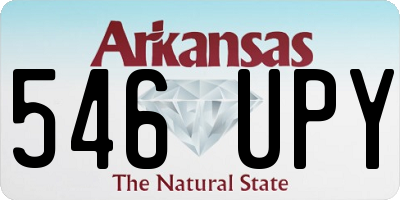 AR license plate 546UPY
