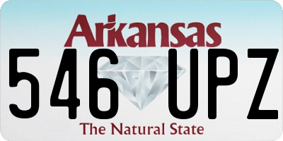 AR license plate 546UPZ