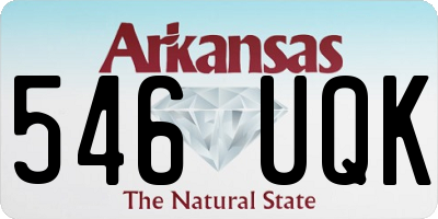 AR license plate 546UQK