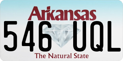 AR license plate 546UQL