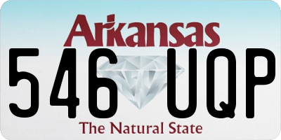 AR license plate 546UQP