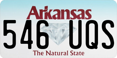 AR license plate 546UQS