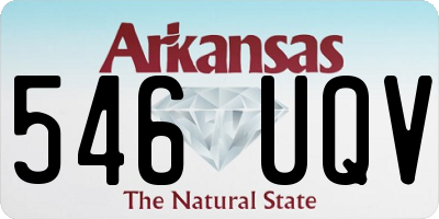 AR license plate 546UQV
