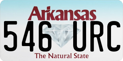 AR license plate 546URC