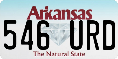 AR license plate 546URD