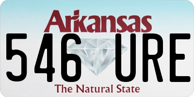 AR license plate 546URE