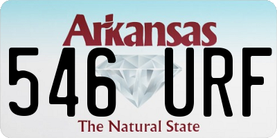 AR license plate 546URF