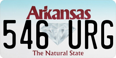 AR license plate 546URG