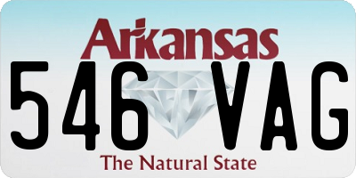 AR license plate 546VAG