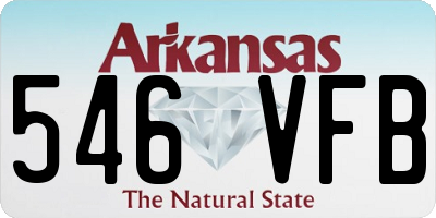 AR license plate 546VFB
