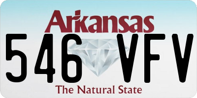 AR license plate 546VFV