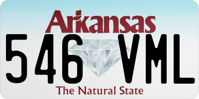 AR license plate 546VML