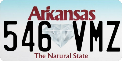 AR license plate 546VMZ