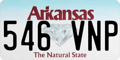 AR license plate 546VNP