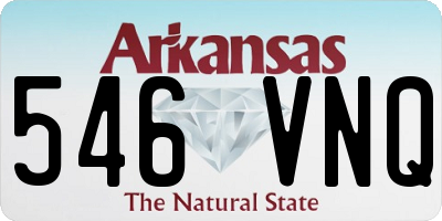 AR license plate 546VNQ