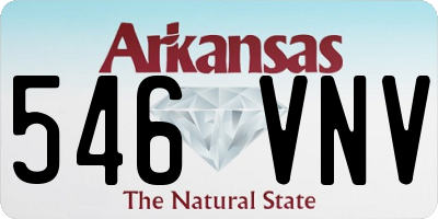 AR license plate 546VNV