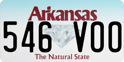 AR license plate 546VOO