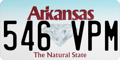 AR license plate 546VPM