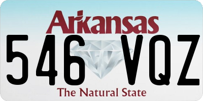 AR license plate 546VQZ