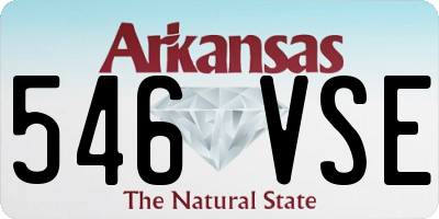 AR license plate 546VSE