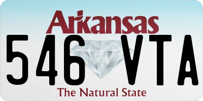 AR license plate 546VTA