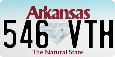 AR license plate 546VTH