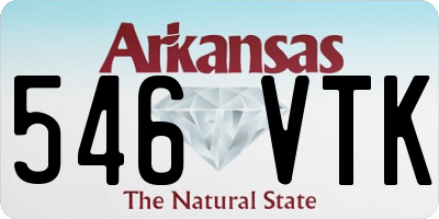 AR license plate 546VTK