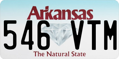 AR license plate 546VTM