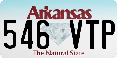AR license plate 546VTP