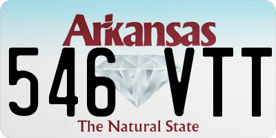 AR license plate 546VTT