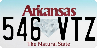 AR license plate 546VTZ