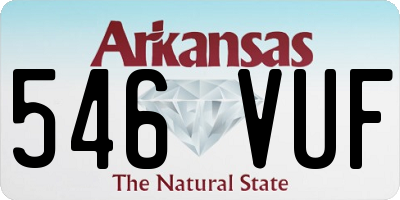 AR license plate 546VUF
