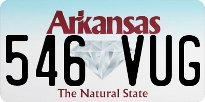 AR license plate 546VUG