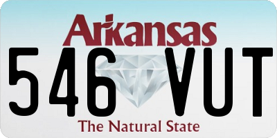 AR license plate 546VUT